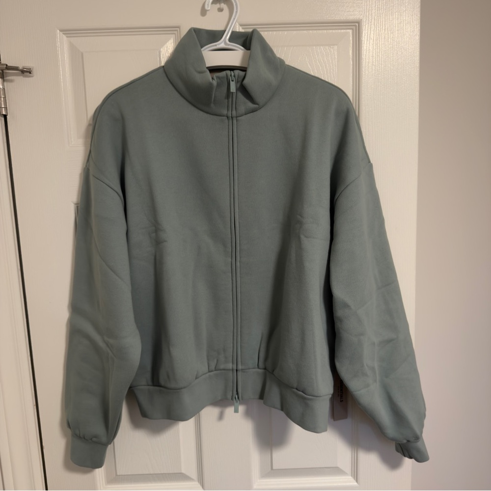 Fear of God Essentials Full Zip Sweater Jacket